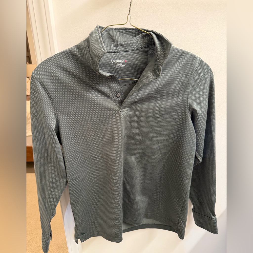 Untuckit Green Long Sleeve Shirt